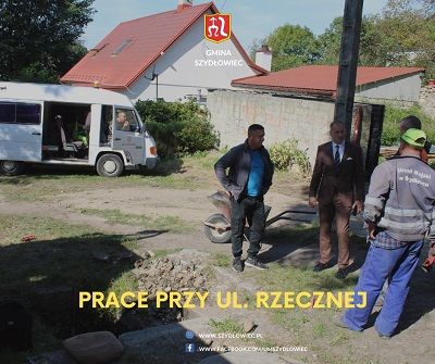 Prace przy ul. Rzecznej